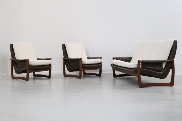 Morgan Furniture Lounge Suite with New upholstery.1960s.